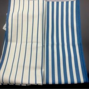 Striped window cloth NWT